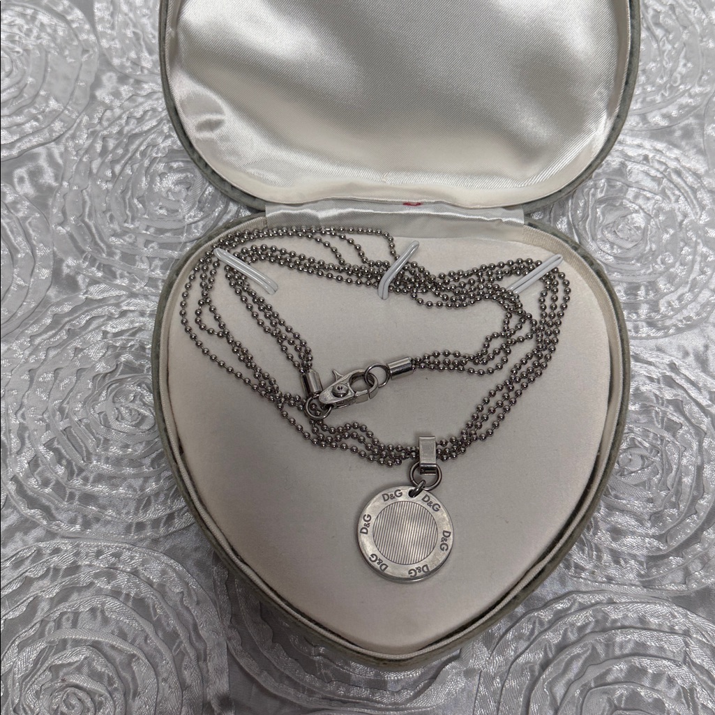 Dolce Gabbana Stainless Pendant Necklace 89$